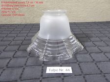 Jugendstil Lampenglas Weis