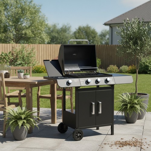 Gasgrill brenner outdoor - gasgrill, 3+1