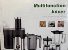Multi Juicer 4in1 Entsafter Mixer Mühle 800W J.Power