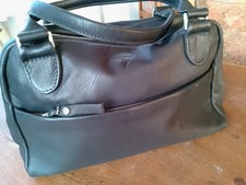 Ackermann leder handtasche - leder,