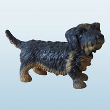 Schleich | Rauhaar-Dackel br. | Farm World | Miniatur | Gummi | LxHxB = 6x4x2cm!