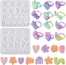 Ring Silikonformen Blumen