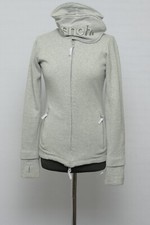 180 01/418 Bench Damen Sweat Jacke  Gr. S Sweatjacke hellgrau Kragen Freizeit