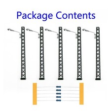 5stk Modell Bahnleuchten