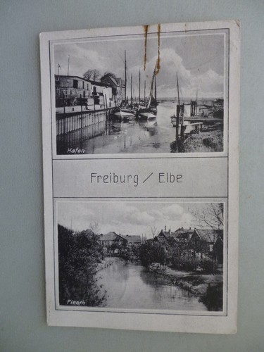 Ansichtskarte freiburg elbe - ansichtskarte,