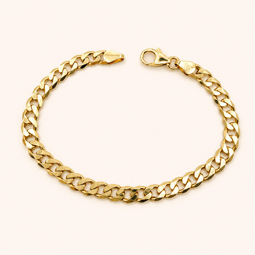 Panzerarmband 19cm aus 585er - 19cm,