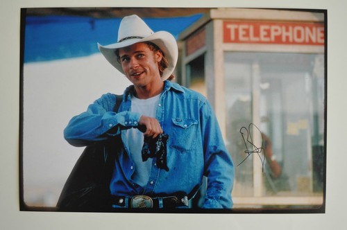 Brad pitt signed thelma - thelma, &