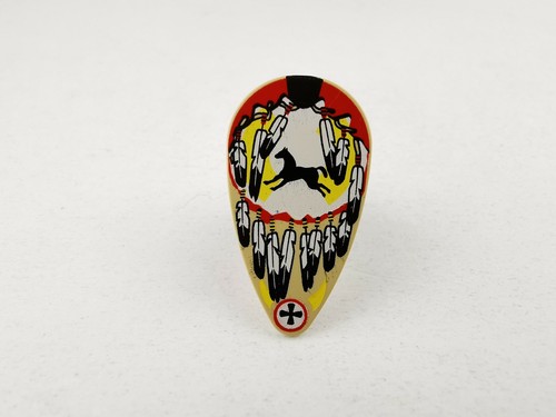 Lego indianer schild - schild, oval