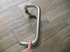 Doppelter Stoßgriff Eingangstür , Türgriff ,Edelstahl  , gebraucht