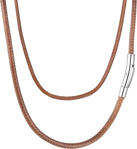 Herren geflochten lederkette - herren,