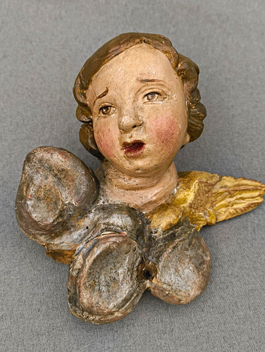 Engel wolken holz barock - holz,,