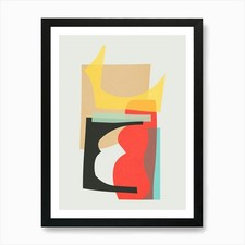 Harmonische abstrakte Collage