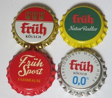 4 Kronkorken - ungebraucht -