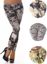 Damen Stoff-Leggings dünn