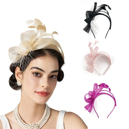 Fascinators stirnband mit - fascinators,