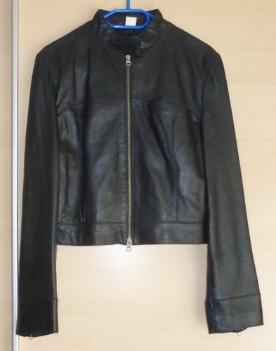 Leder kostüm schwarz 40 - schwarz,