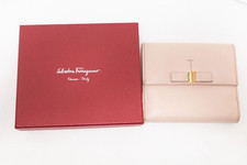 Salvatore Ferragamo Geldbörse Portemonnaie Wallet Leder Rosa Original mit Box