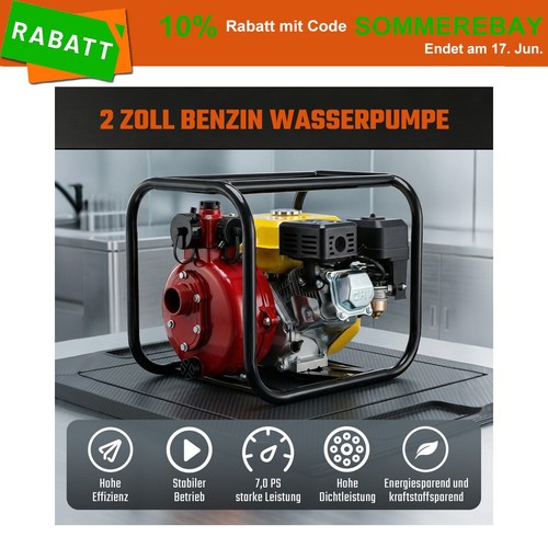 2kw 7ps benzin motorpumpe - 7ps,