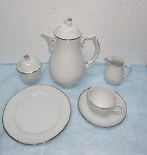 Schumann/Arzberg Dresden weiß, Goldrand - Kaffeeservice -  Teile zur Auswahl