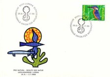 Schmuckumschlag Pro Natura UICN-Kongress Luzern 1966