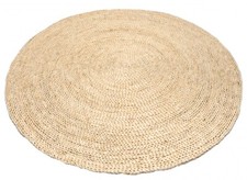 NaDeco Strohteppich schlicht 60cm Naturteppich Strohteppich Boho Wandteppich