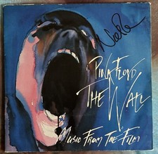 Nick Mason Signed The  Wall 7"