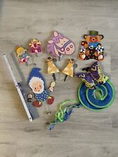 8 tlg: Garderobe Kleiderharken Prinzessin Pferd Katze, Hampelmann