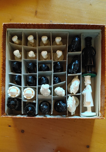 Schachfiguren bakelit king - schachfiguren,