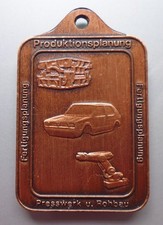 Auto Plakette - VW  - Volkswagenwerk - Produktionsplanung - Wolfsburg