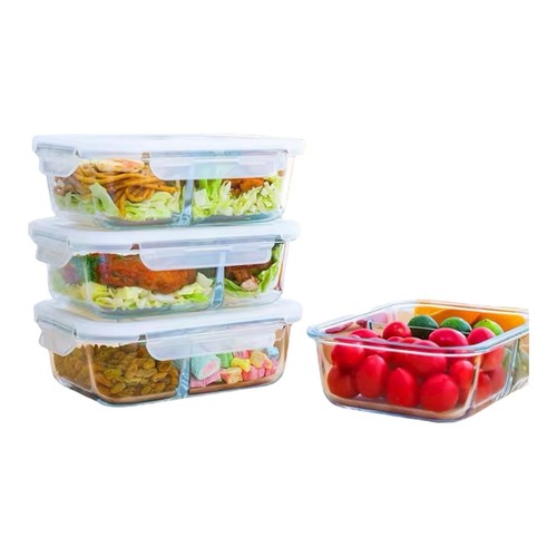 Glas frischhaltedosen 4er set - glas,