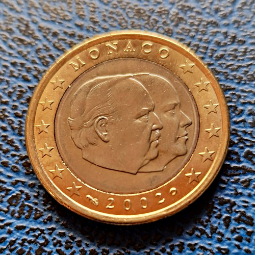 Monaco euro 2002 kursmünze - 1,
