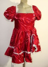 Satin Glänzendes Rotes Sissy