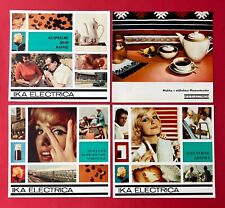 4 x DDR Reklame Prospekt 1964/68 IKA ELECTRICA Schlagwerkmühle, Mokkam. ( F23028