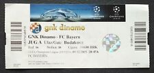 original TICKET UEFA CL 2015/16 Dinamo Zagreb - Bayern München # 10 Lewandowski