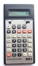 Schulrechner SR1, gebraucht, guter Zustand, Batterien neu