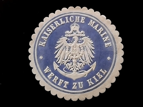 Siegelmarke kaiserliche marine - kaiserliche,