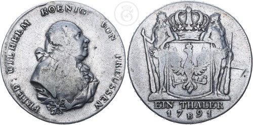 Preussen taler 1791 - preussen,