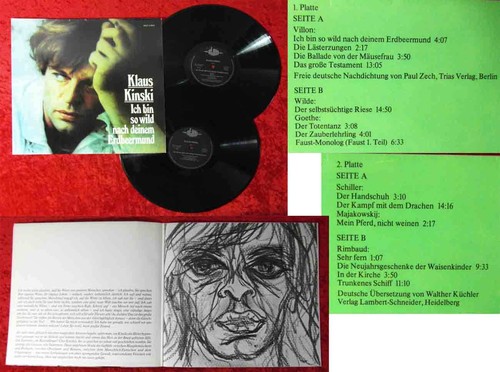 2lp klaus kinski ich - klaus, bin