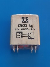 1x C9/33 löt Umschaltrelais für SEG15D, SEG100D ESS100 LLV100  NOS RFT