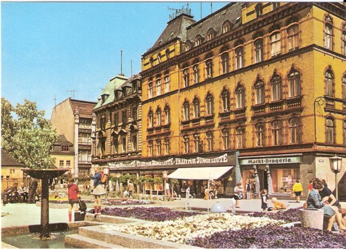 Ansichtskarte aue - ansichtskarte, /