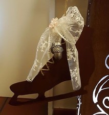 Schlittschuh Rost shabby chic