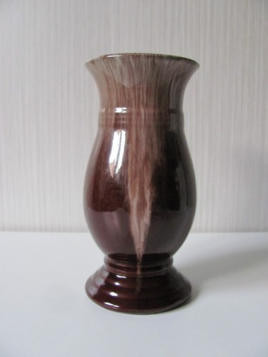 Vintage keramik vase - vase, braun