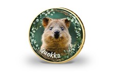 2 Euro vergoldet Quokka mit