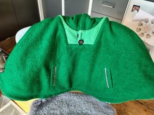 4FUNKYFLAVOURS Kinder Poncho mit Kapuze  Wolle