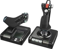 Logitech G Saitek X52 Pro Flight Control System Schubregler und Stick-Simulation