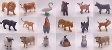 Schleich Tiere Reh Kanninchen Katze Kuh Wolf Hund Ziege Hirsch Löwe...z.A.
