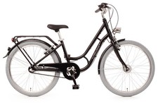 24"Zoll Jugendfahrrad, Holland "Buleva" 3-Gg. Rücktr., schwarz