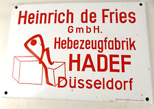 Emaille Schild Emailschild H