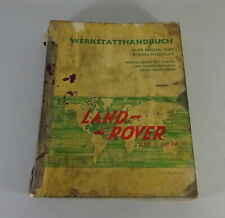 Werkstatthandbuch Land Rover Serie II + II A Stand 1964 | Deutsch