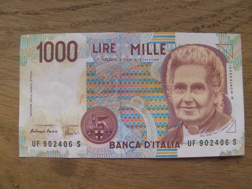 Italien 1000 lire maria - lire,